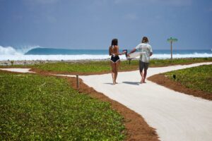 surfing with a partner