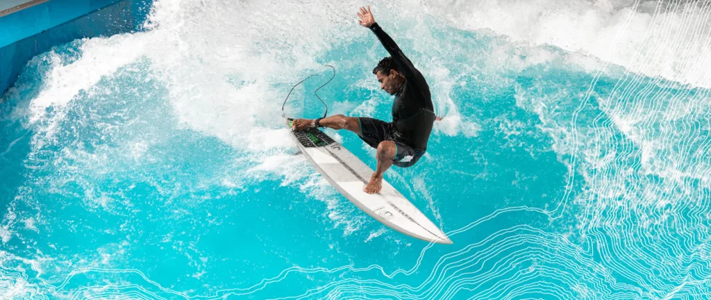 surfing with a partner