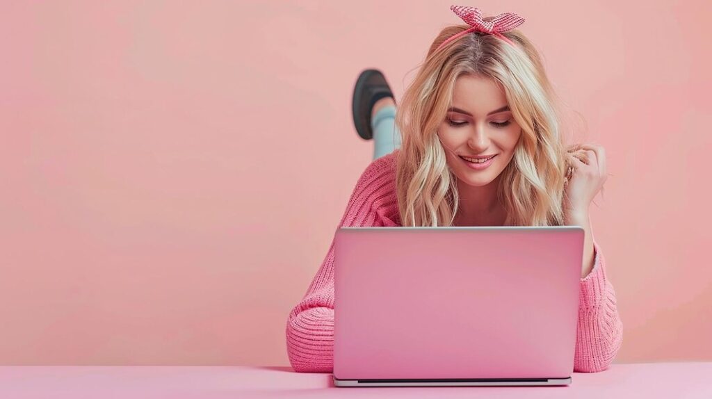 Pink Laptop